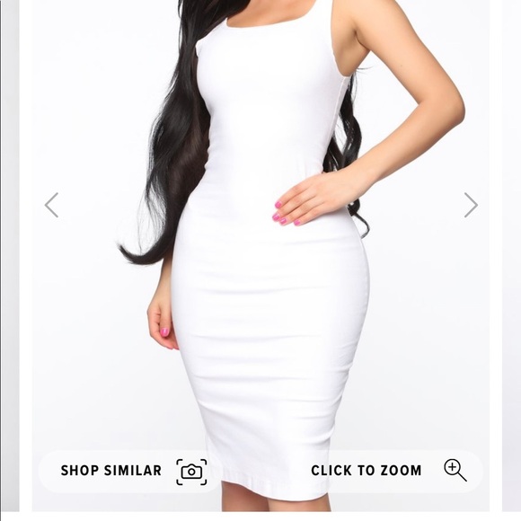 Fashion Nova Dresses & Skirts - White Midi dress